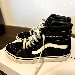 Classic black high top Vans